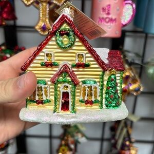 Old world Christmas Christmas cottage ornament